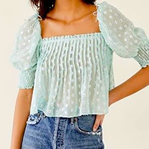 For Love and Lemons- Sheer top